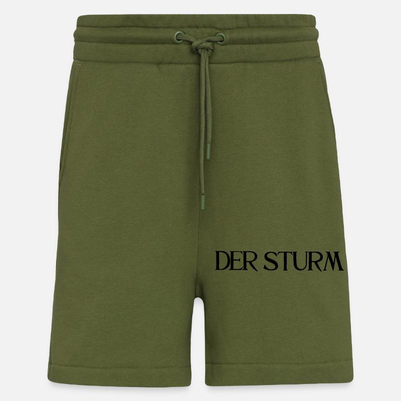 Der Sturm - Short bio décontracté fabriqué en UE - MOSS GREEN