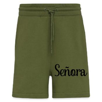 Señora Engagement Bride To Be Wedding Party - Shorts - made by SPREAD - MOSS GREEN - Front