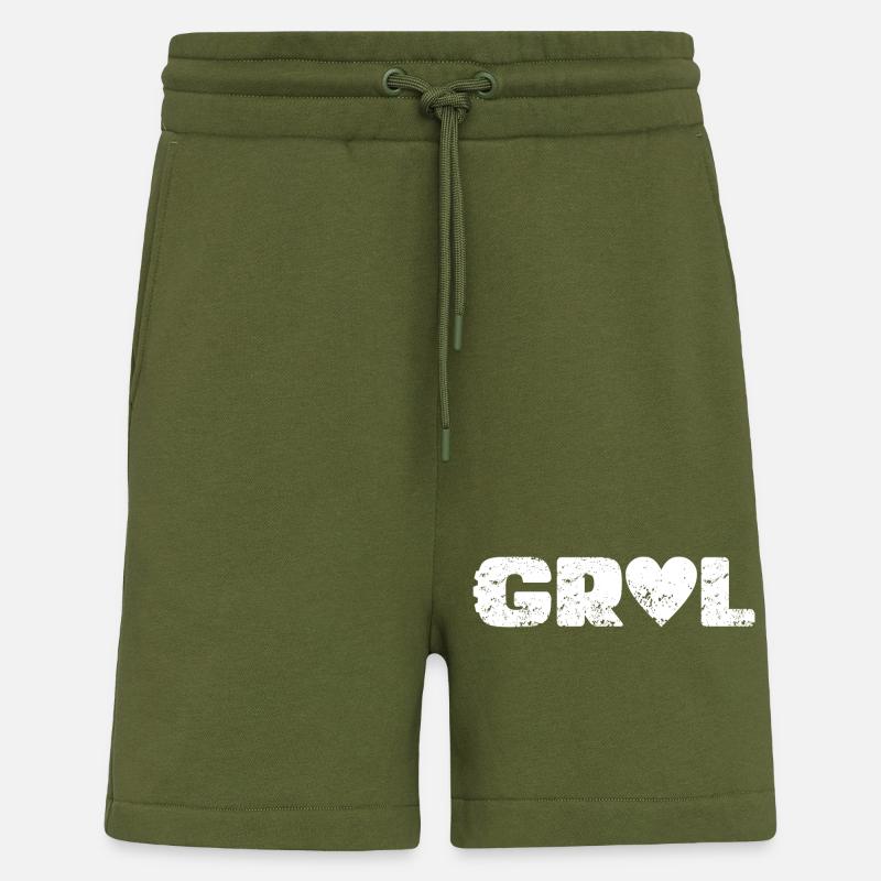 Liebe Schotter - Shorts - made by SPREAD - MOSS GREEN