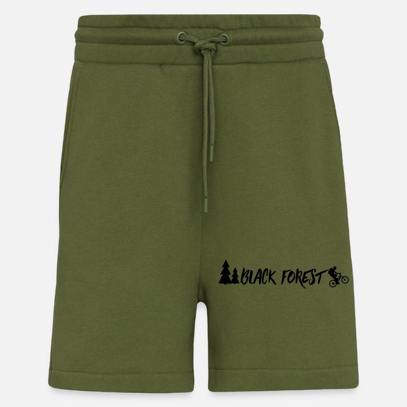 Black Forest MTB - Short bio décontracté fabriqué en UE - MOSS GREEN