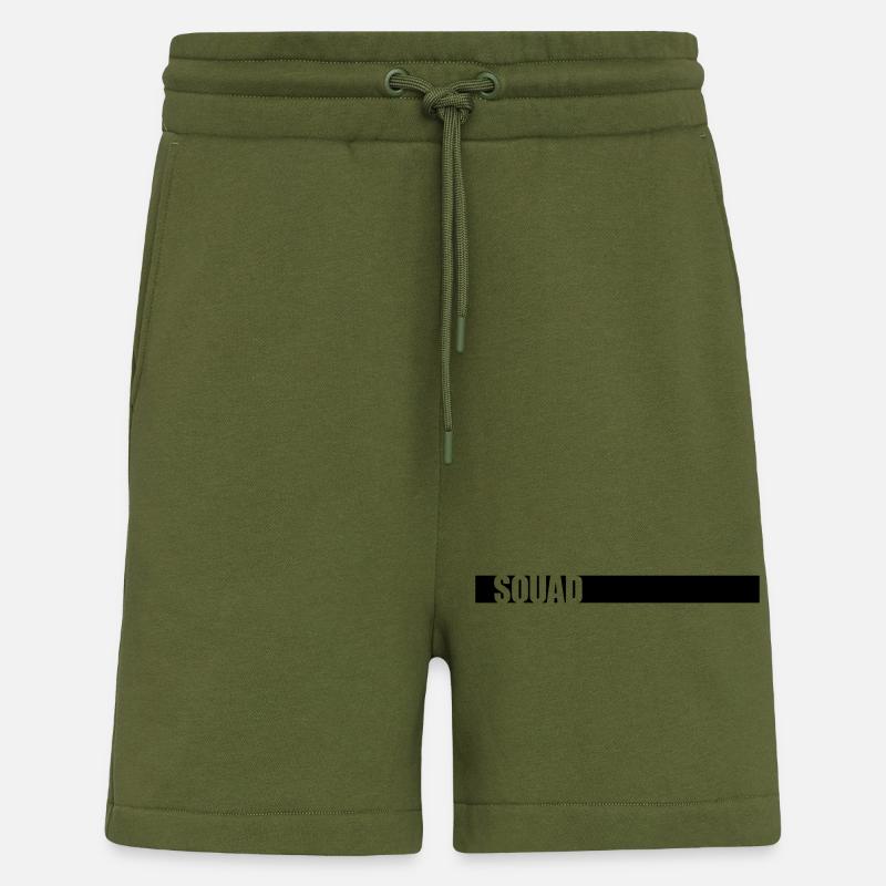 Équipe de chef d’escouade strip - Short bio décontracté fabriqué en UE - MOSS GREEN