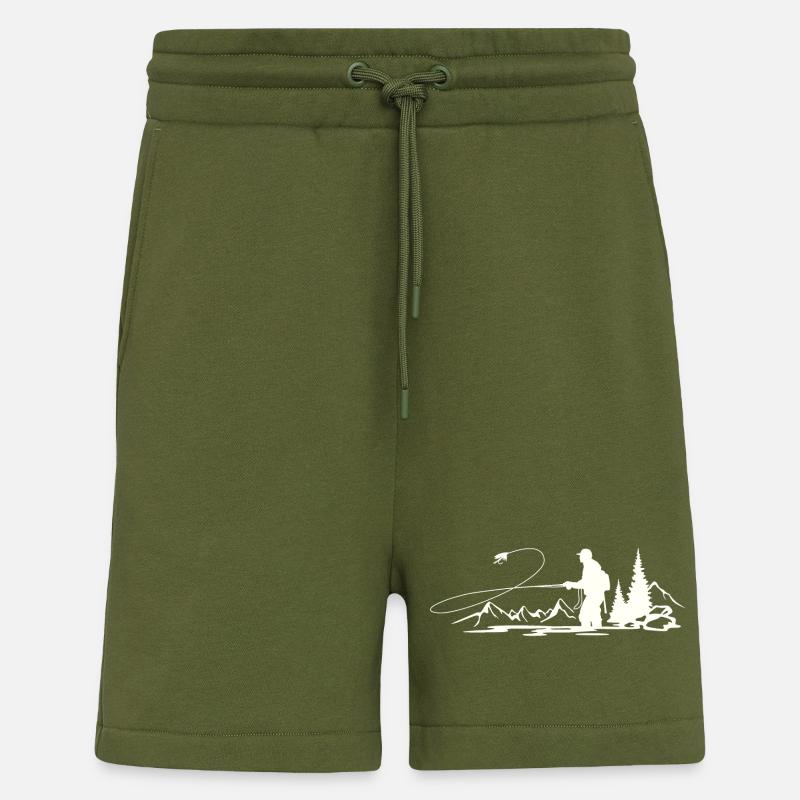 Sauerland Fliegenfischen - Shorts - made by SPREAD - MOSS GREEN