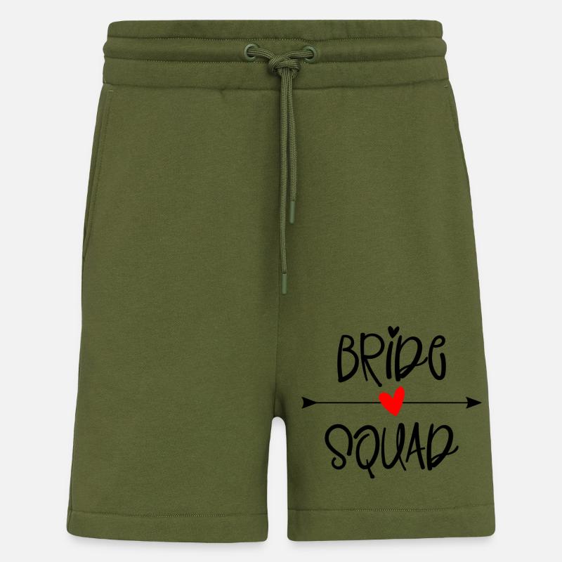 Bride Squad - Shorts - made by SPREAD - MOSS GREEN