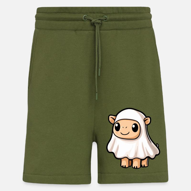 Kamel Halloween Lustig Geist - Shorts - made by SPREAD - MOSS GREEN