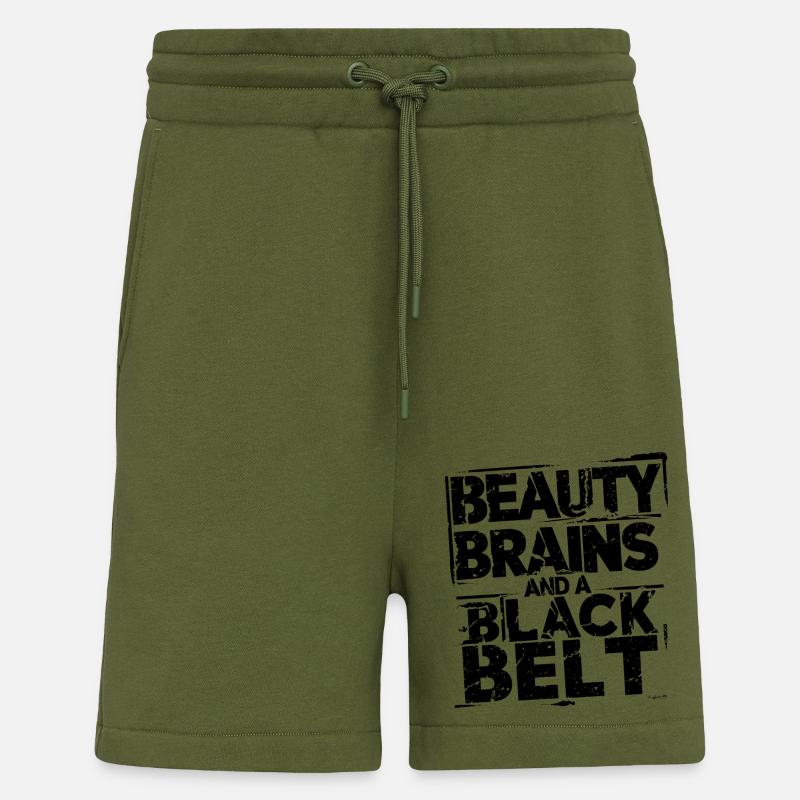 Karate mit Stil und Stärke - Shorts - made by SPREAD - MOSS GREEN