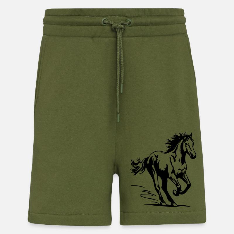 Pferd - Shorts - made by SPREAD - MOSS GREEN