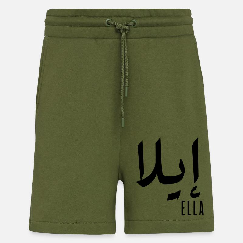 Name Ella auf Arabisch - Shorts - made by SPREAD - MOSS GREEN