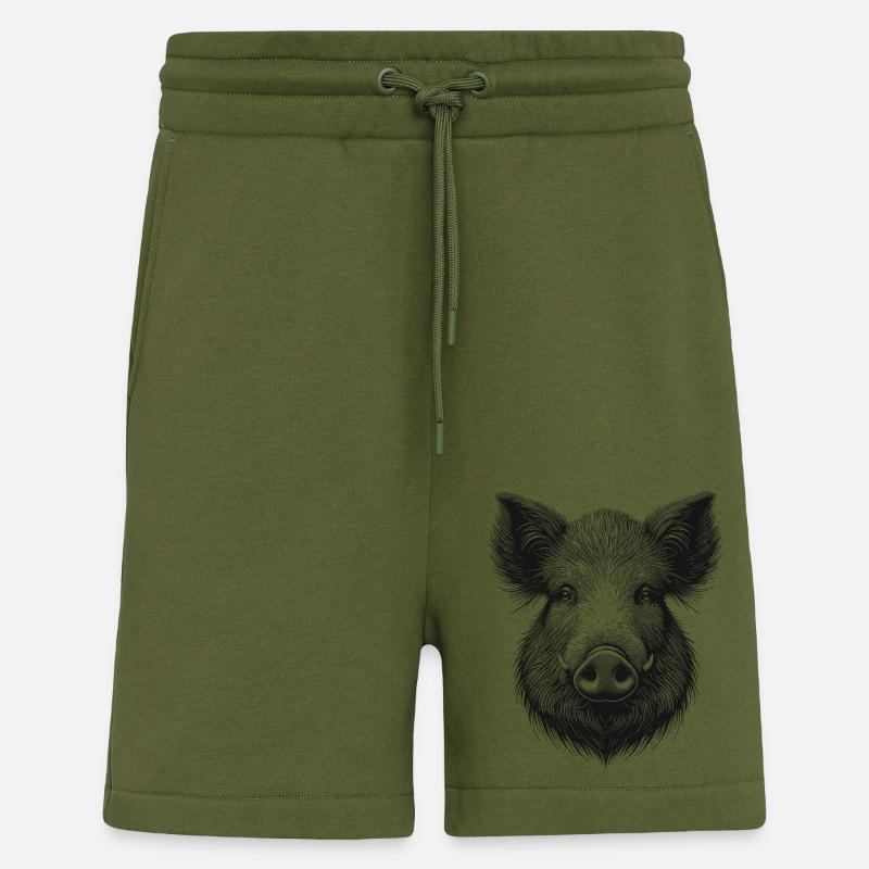 Wildschwein - Shorts - made by SPREAD - MOSS GREEN