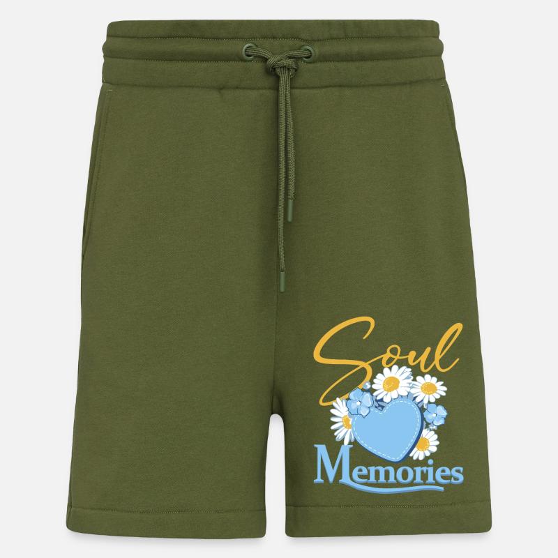 Seelen-Erinnerungen - Shorts - made by SPREAD - MOSS GREEN