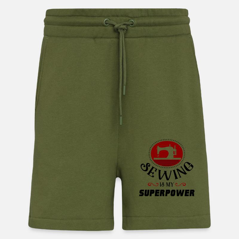 Nähen - Shorts - made by SPREAD - MOSS GREEN