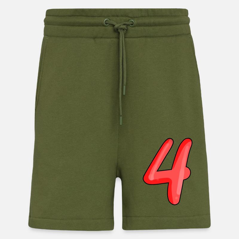 4 - Short bio décontracté fabriqué en UE - MOSS GREEN