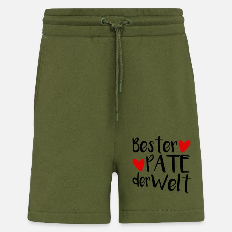 Bester Patenonkel - Shorts - made by SPREAD - MOSS GREEN