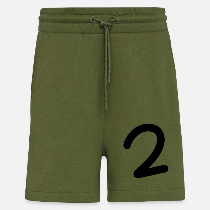2 Schwarz - Shorts - made by SPREAD - MOSS GREEN