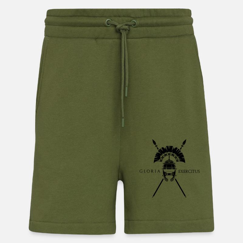 Centurion romain - Gloria Exercitus - Short bio décontracté fabriqué en UE - MOSS GREEN