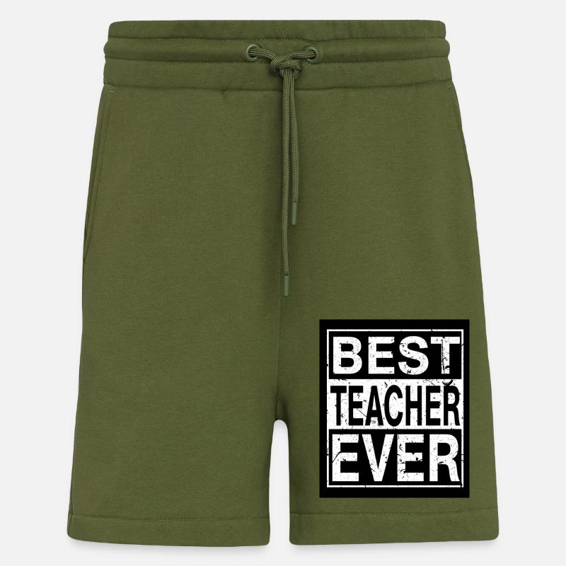 Lehrer Bester Lehrer - Shorts - made by SPREAD - MOSS GREEN