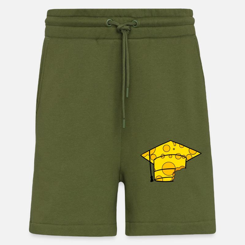 Studium Abschluss Absolventenkappe - Shorts - made by SPREAD - MOSS GREEN