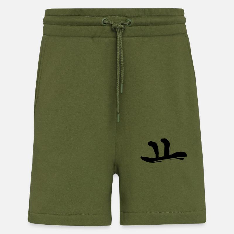 Koreansisch Buchstabe Yo - Shorts - made by SPREAD - MOSS GREEN