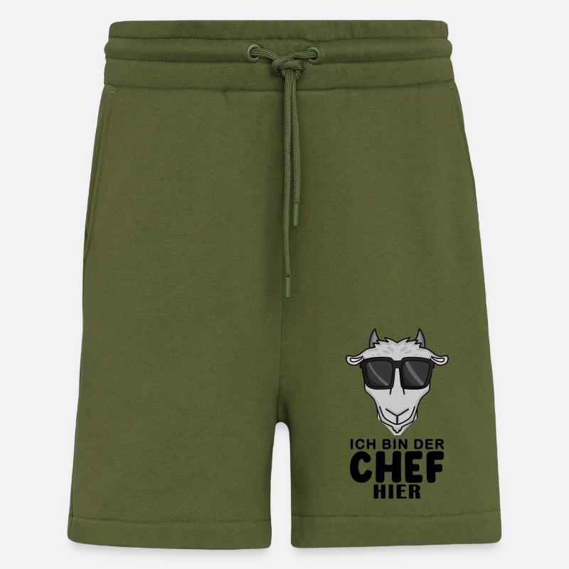 Cool Ziege Chef - Shorts - made by SPREAD - MOSS GREEN