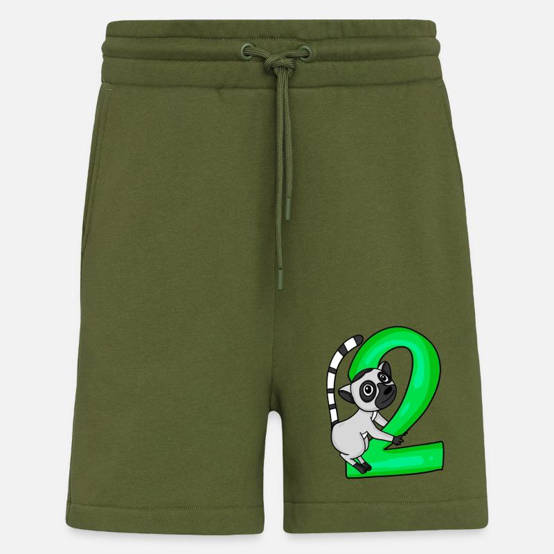 2 ans - Short bio décontracté fabriqué en UE - MOSS GREEN