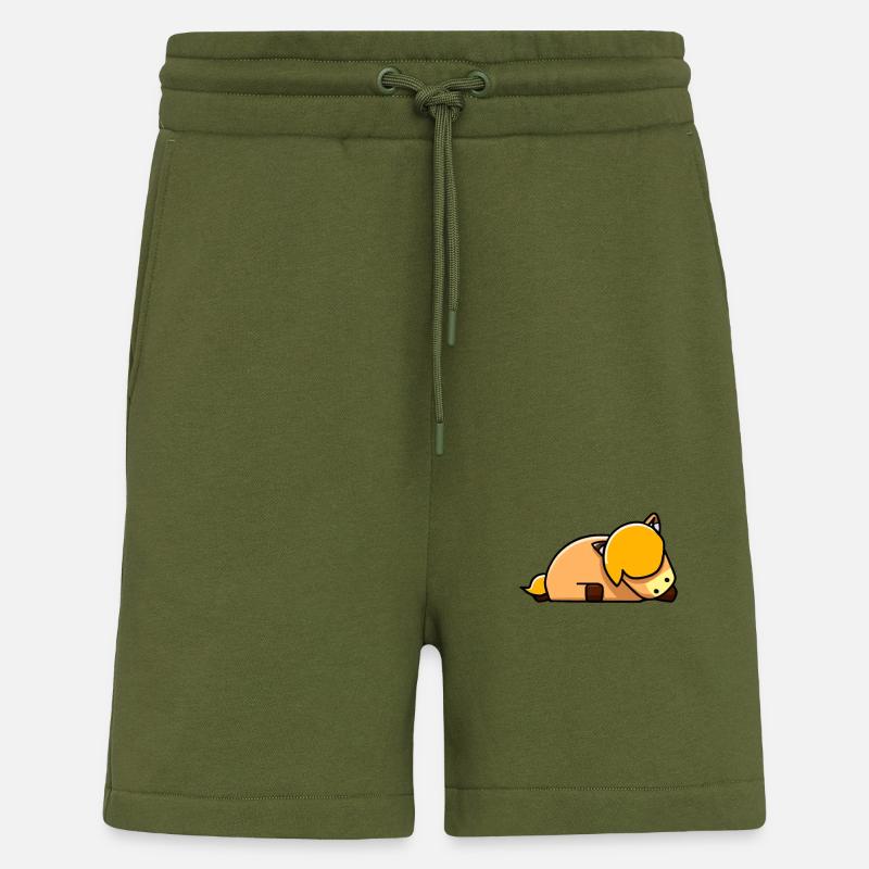 Süßes Pony Pferd Schläft - Shorts - made by SPREAD - MOSS GREEN