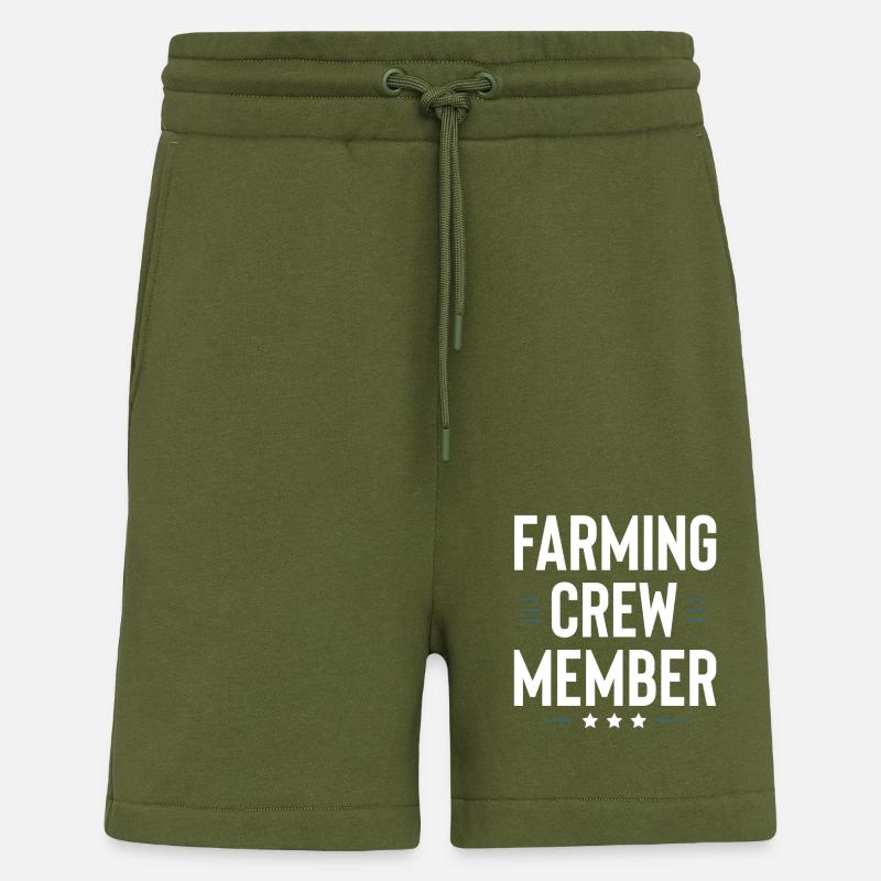 Farming Crew - Shorts - made by SPREAD - MOSS GREEN