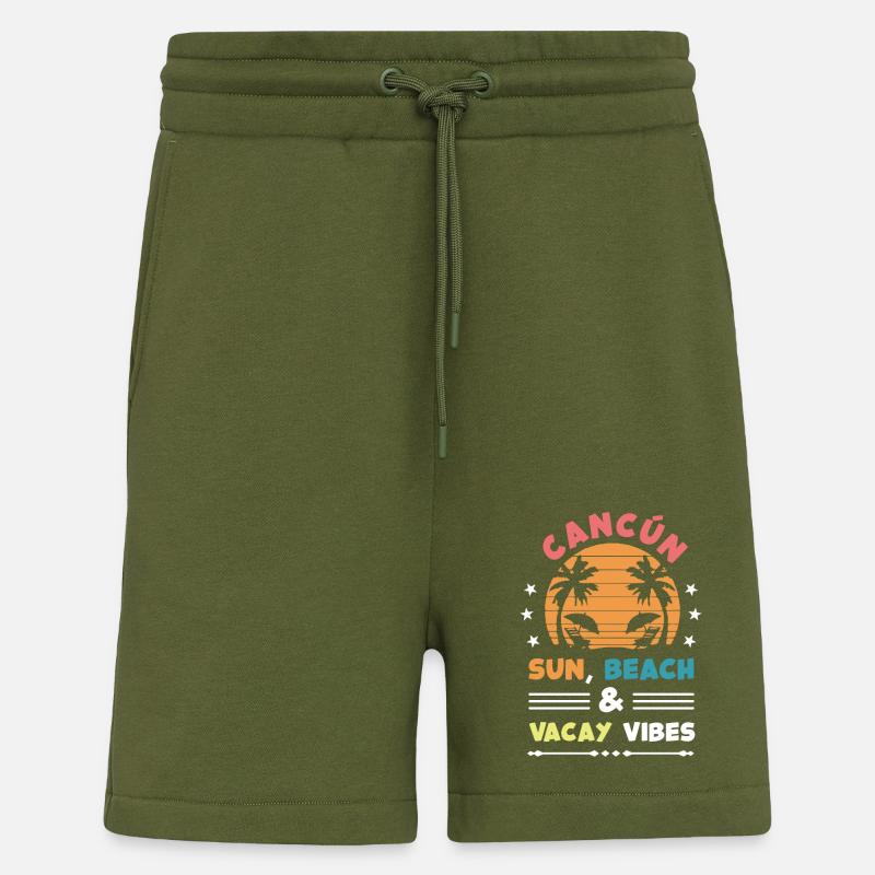 Cancun Summer Vibes - Shorts - made by SPREAD - MOSS GREEN