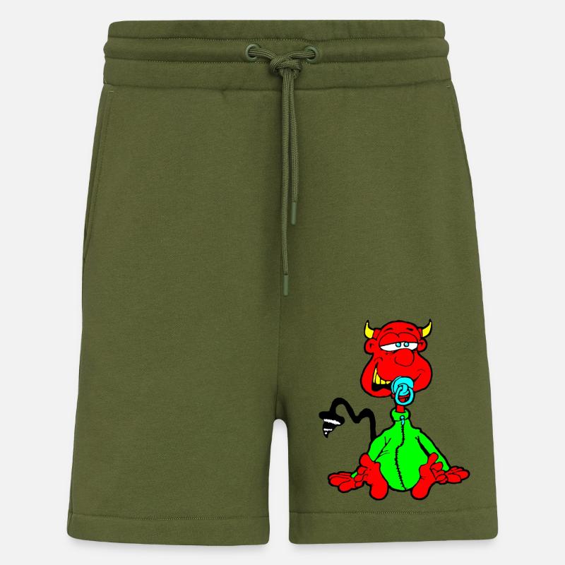 Diavoletto - Shorts - made by SPREAD - MOSS GREEN