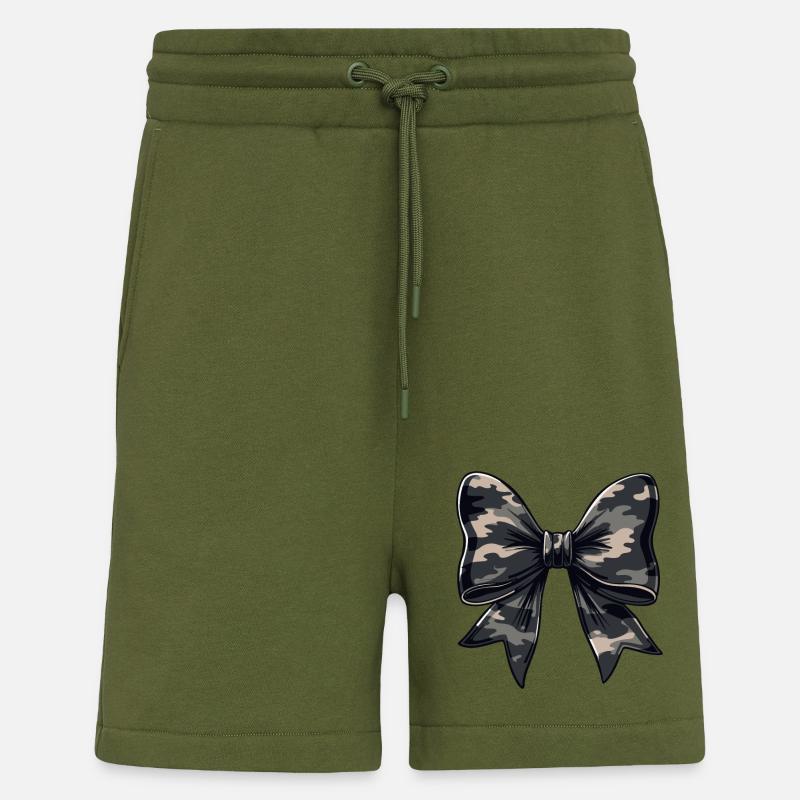 MILITÄRER BOGEN - Shorts - made by SPREAD - MOSS GREEN