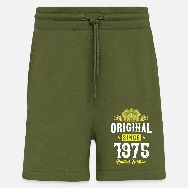 1975 Édition limitée - Short bio décontracté fabriqué en UE - MOSS GREEN