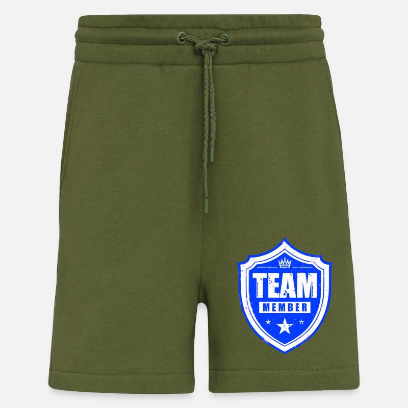 Équipier - Short bio décontracté fabriqué en UE - MOSS GREEN