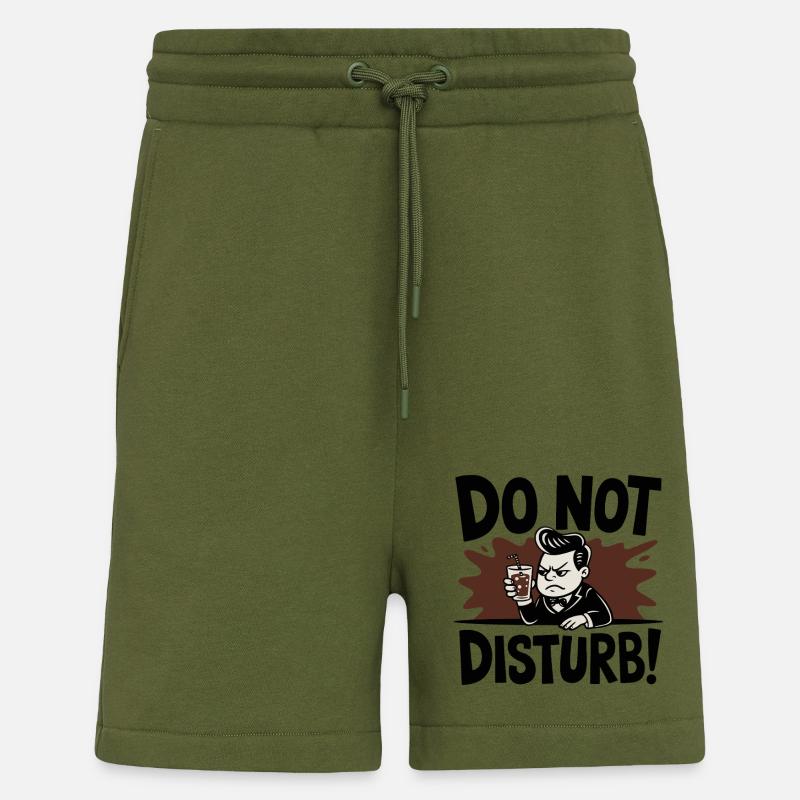 GRUMPY BARTENDERS - Shorts - made by SPREAD - MOSS GREEN
