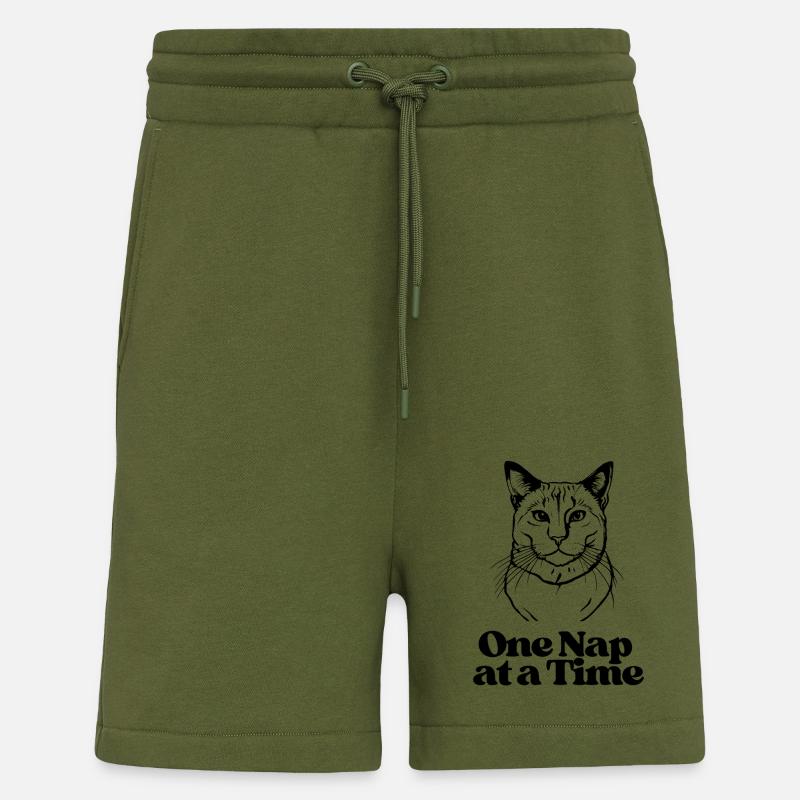 One Nap at a Time - Shorts - made by SPREAD - MOSS GREEN