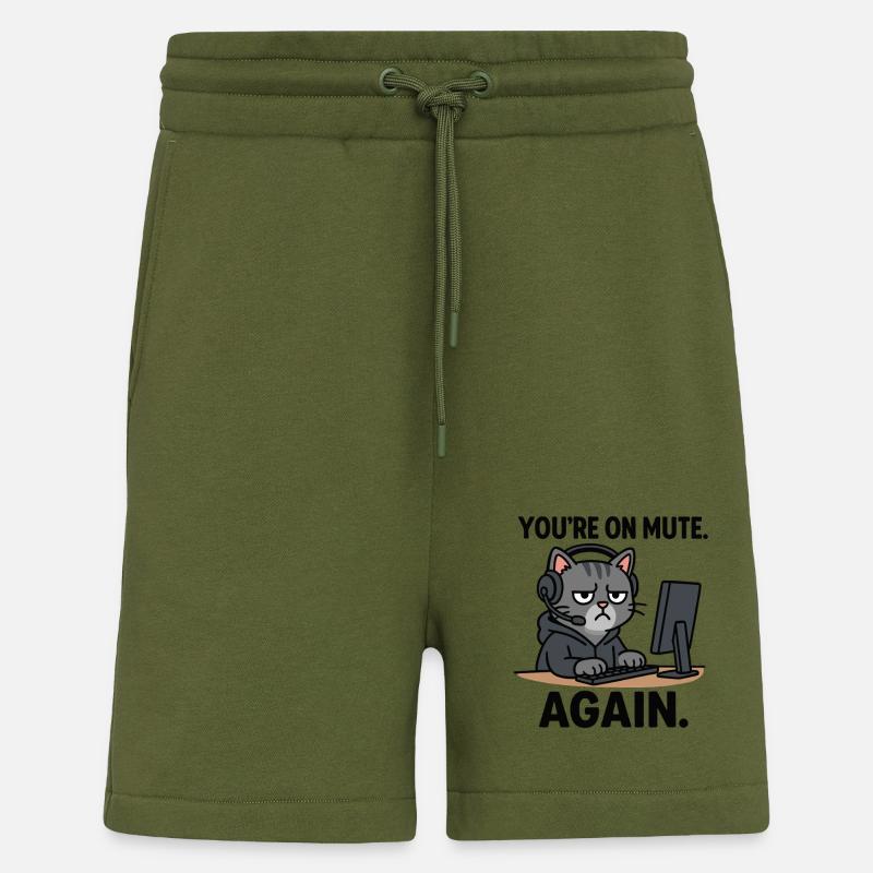 Homeoffice - Shorts - made by SPREAD - MOSS GREEN