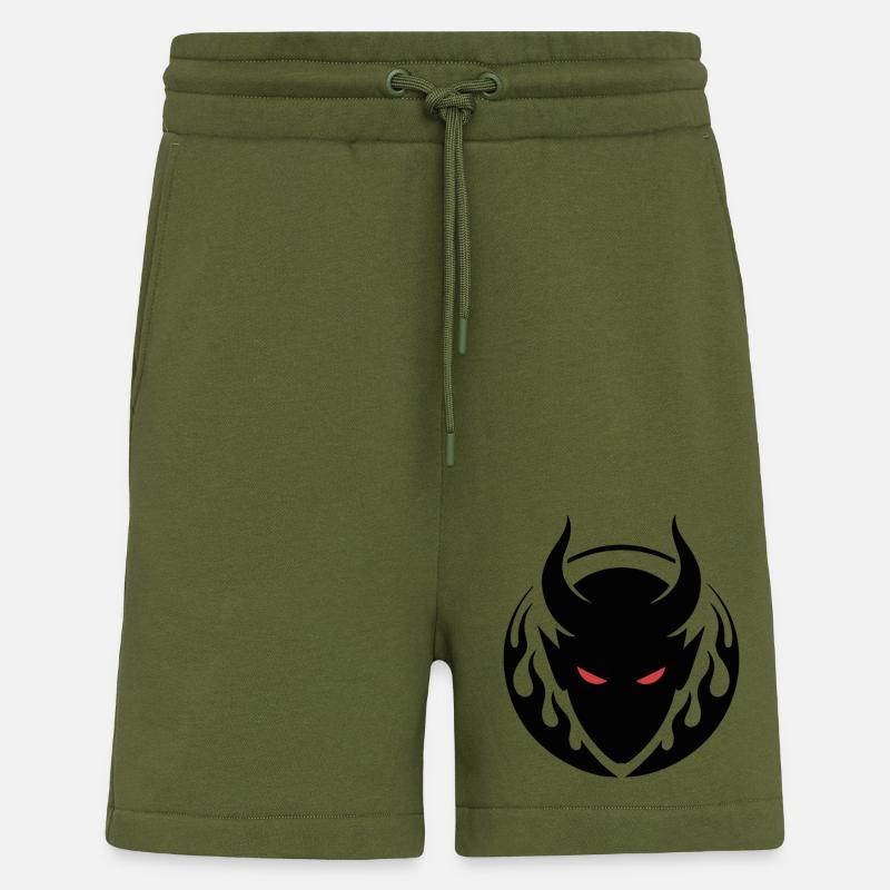 DUNKLER GEIST - Shorts - made by SPREAD - MOSS GREEN