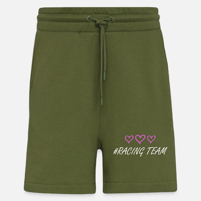 Racing Team herzchen - Shorts - made by SPREAD - MOSS GREEN