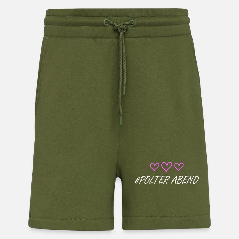 Polterabend herzchen - Shorts - made by SPREAD - MOSS GREEN