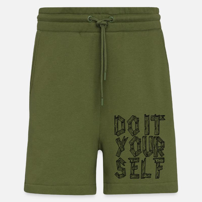 BRICOLAGE - faites-le vous-même - Short bio décontracté fabriqué en UE - MOSS GREEN