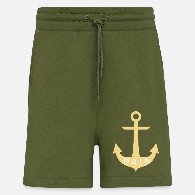 Anker Moin - Shorts - made by SPREAD - MOSS GREEN