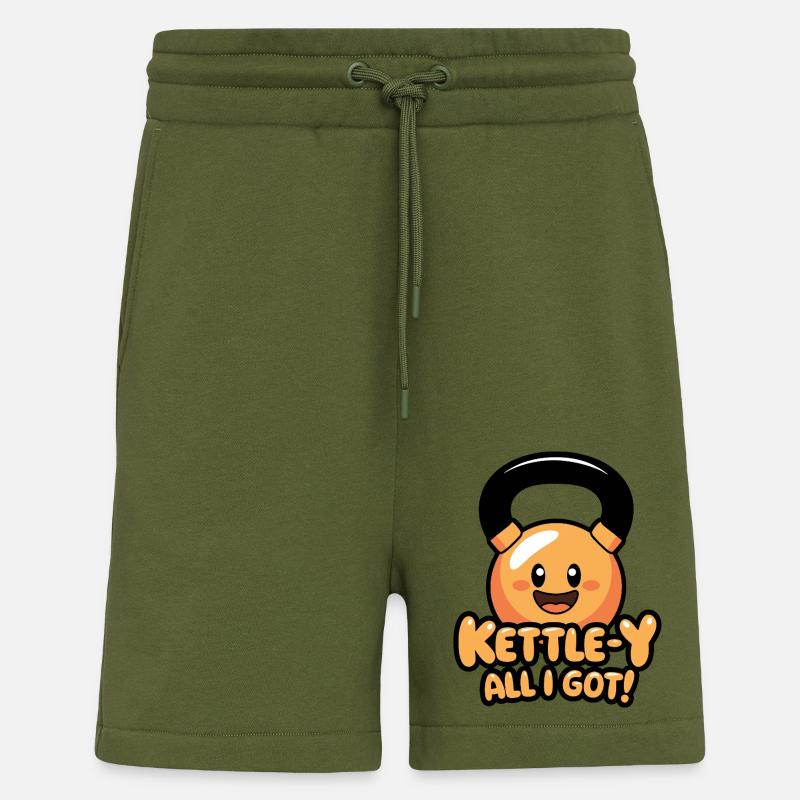 Kettle-Y All I Got - Shorts - made by SPREAD - MOSS GREEN