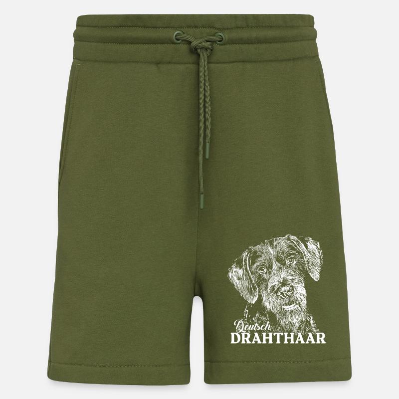 Deutsch Drahthaar - Shorts - made by SPREAD - MOSS GREEN