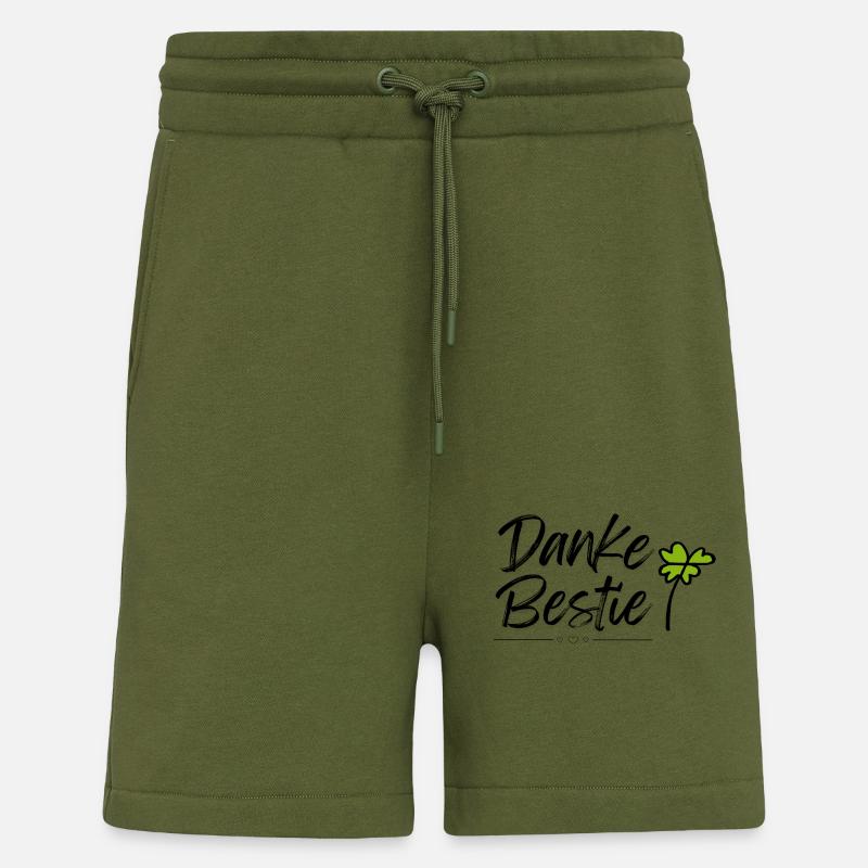 Danke Bestie - Shorts - made by SPREAD - MOSS GREEN