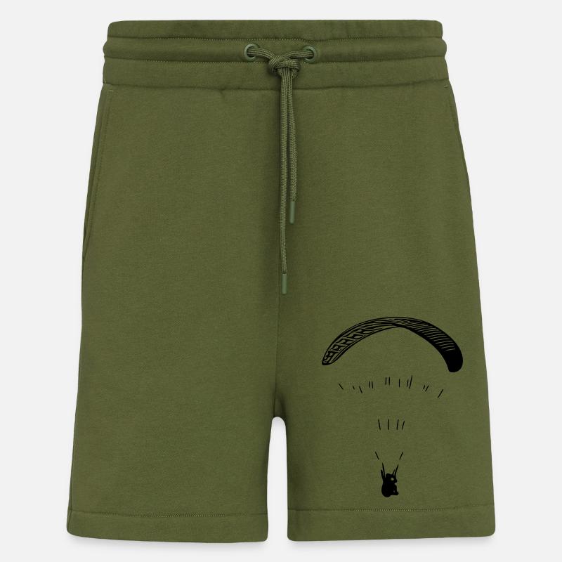 Paraglider - Short bio décontracté fabriqué en UE - MOSS GREEN