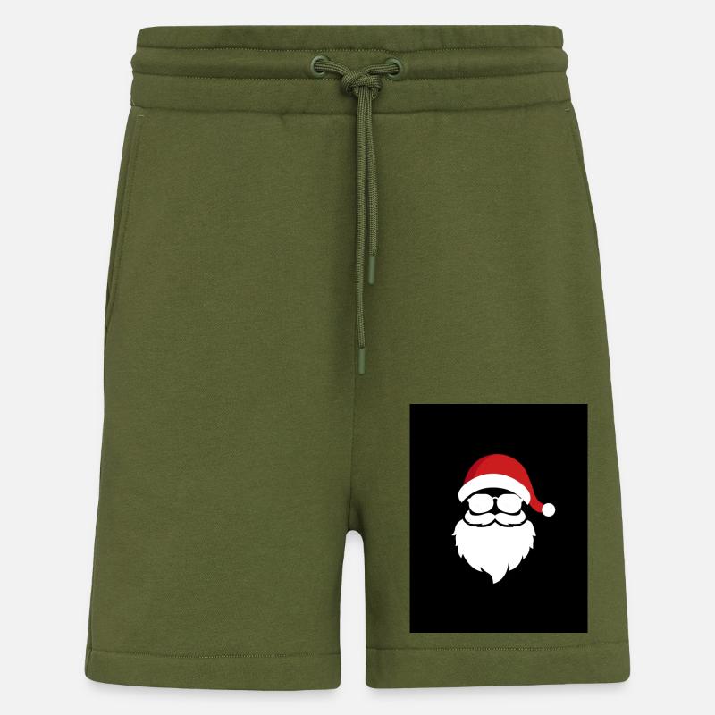 Stylischer Weihnachtsmann - Shorts - made by SPREAD - MOSS GREEN