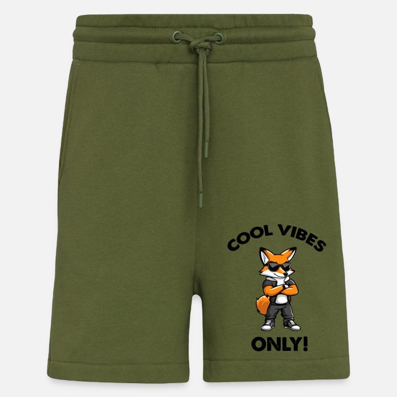 Fox Cool Vibes - Short bio décontracté fabriqué en UE - MOSS GREEN
