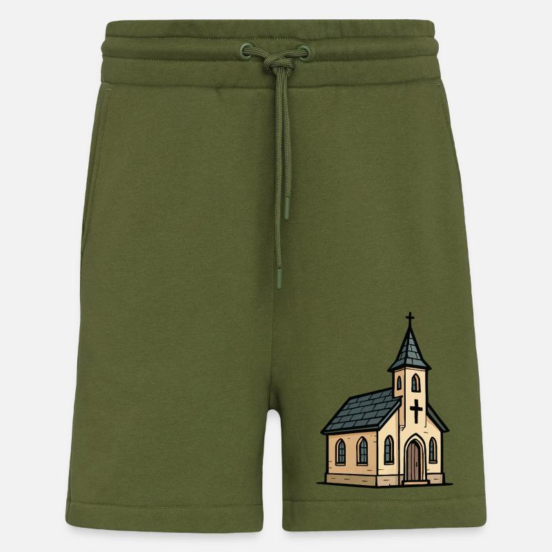 kirche - Shorts - made by SPREAD - MOSS GREEN