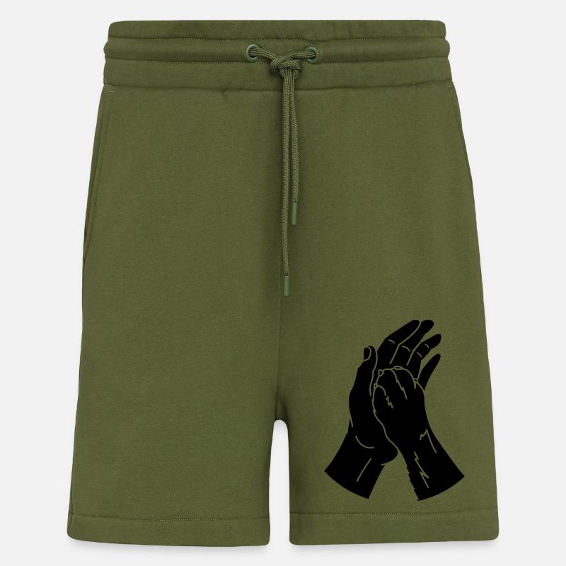 tierpfote hand - Shorts - made by SPREAD - MOSS GREEN
