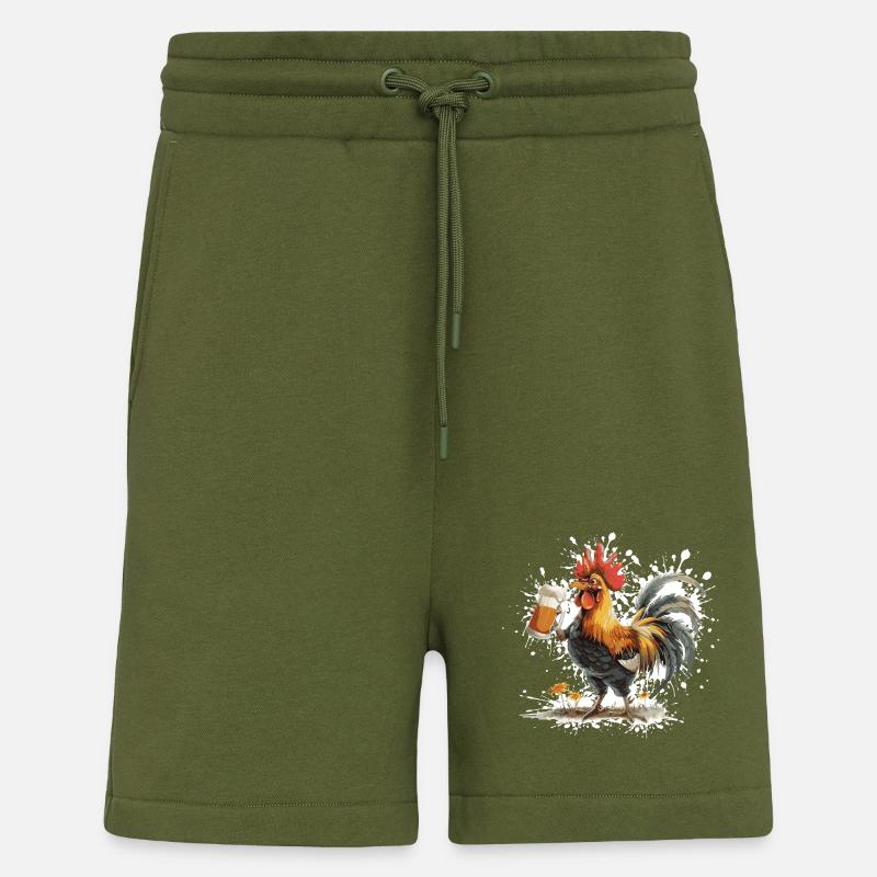 Hahn Bier Lustig - Shorts - made by SPREAD - MOSS GREEN