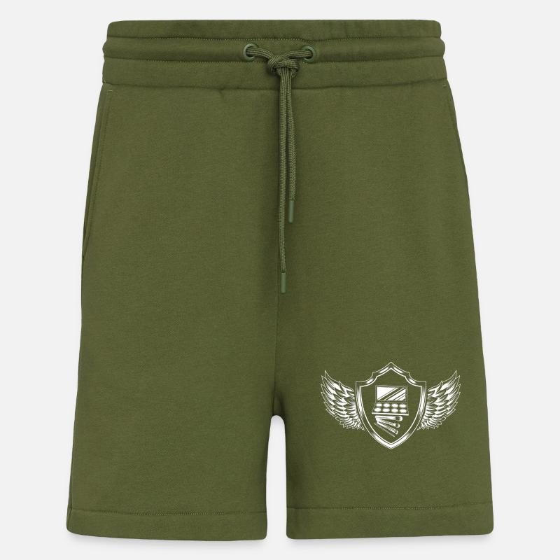 Make Up Kosmetik Wappen - Shorts - made by SPREAD - MOSS GREEN