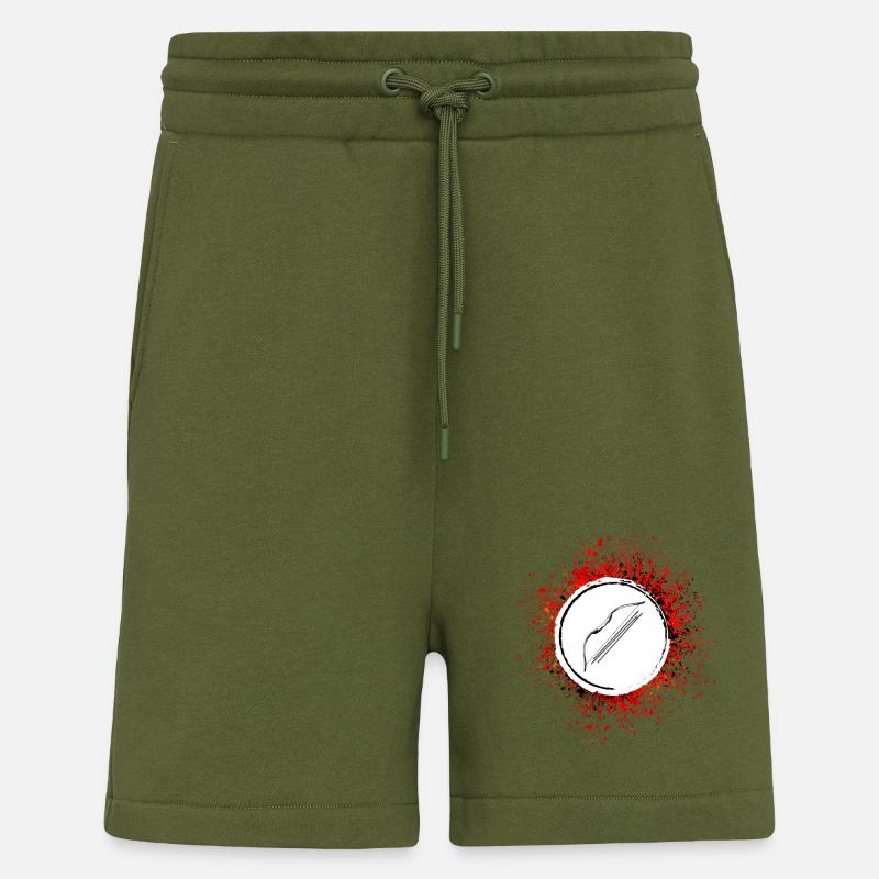 Pfeil und Bogen Sport - Shorts - made by SPREAD - MOSS GREEN