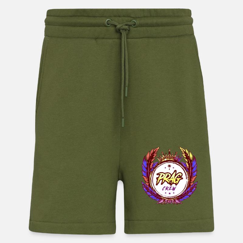 Prag Crew Bunt - Shorts - made by SPREAD - MOSS GREEN